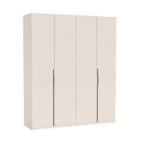DREHTÜRENSCHRANK ANCONA 200/240/58cm 4-türig Kaschmir - Kaschmir, Holzwerkstoff (200/240/58cm) - MASSENO