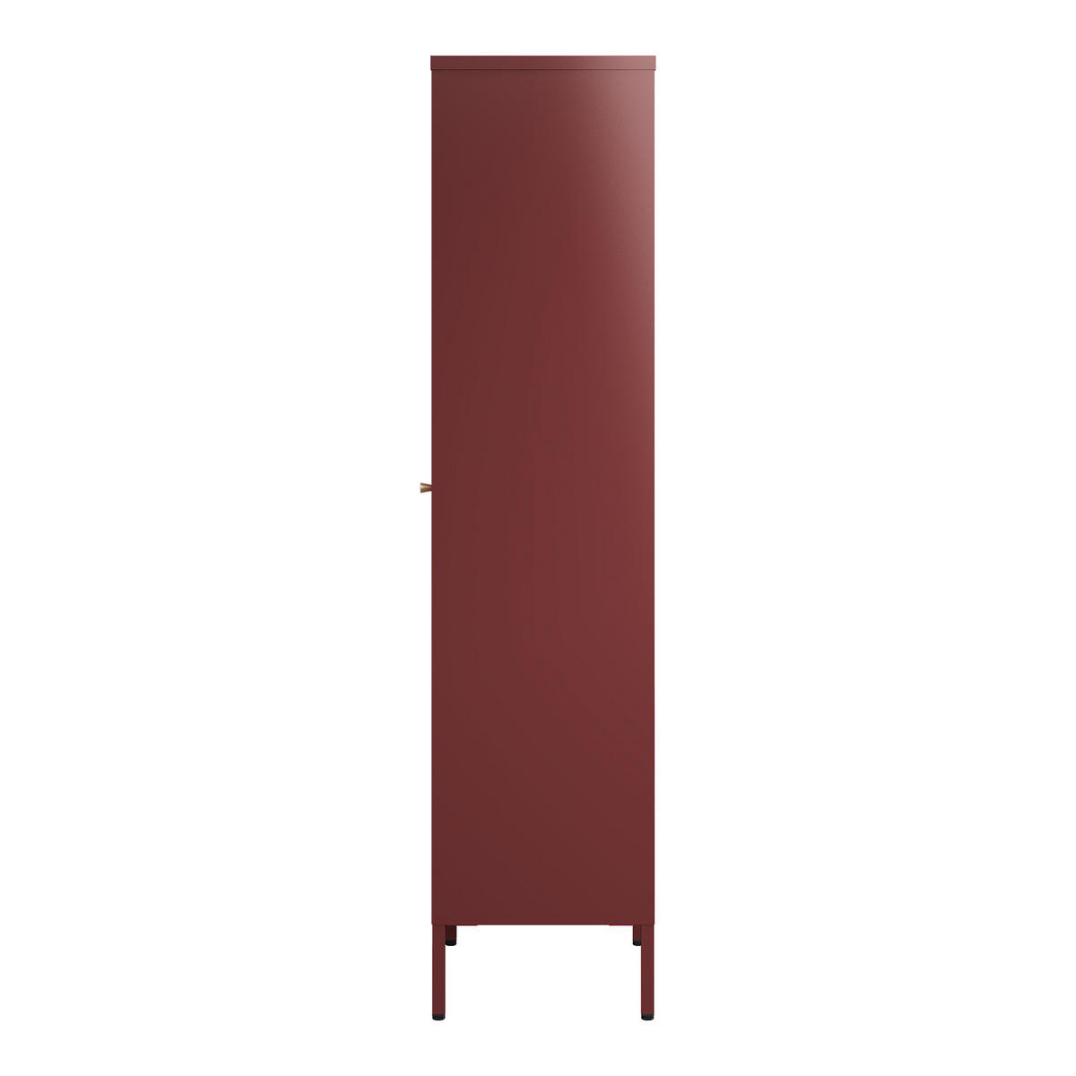 VITRINENSCHRANK Säkylä - Bordeaux, Glas/Metall (50/150/35cm) - [en.casa]
