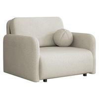 SCHLAFSOFA Viva Sun I - Beige/Schwarz, Holz/Textil (100/85/103cm) - MIRJAN24