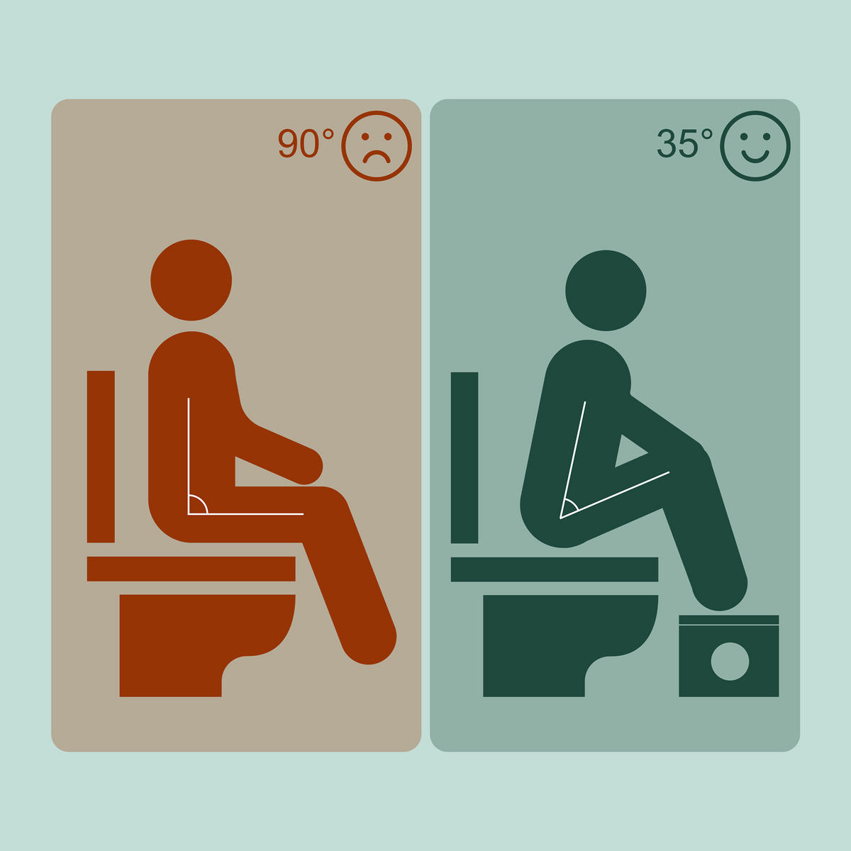 TOALETNÝ stolček - svetlohnedá, drevo (44.5/19.5/25cm) - Relaxdays