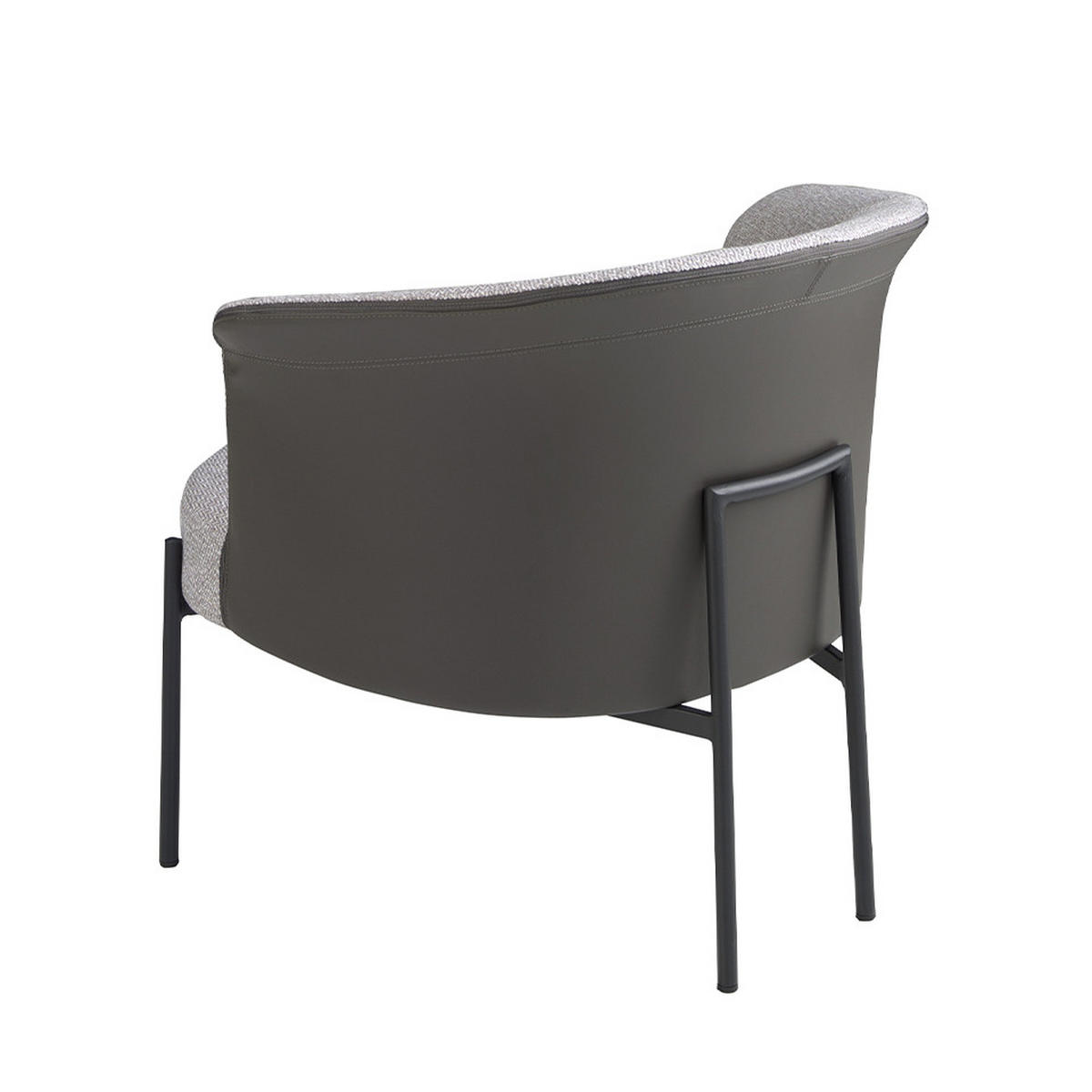 SESSEL Grau Schwarz 84/68/69 cm - Schwarz/Grau, Textil (84/69/68cm) - ANGEL CERDA