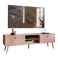 TV-RACK HARMONY 170 cm Natürlich Rosa - Rosa, Holzwerkstoff (170/50/41cm) - Lookway