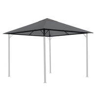 ERSATZDACH Pavillon 3x3 m Grau - Grau, Textil (297/1/297cm) - QUICK STAR