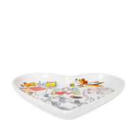 TELLER Hundeliebe in Bunt - 22cm - Multicolor, Keramik (22/21/3cm) - Blond Amsterdam