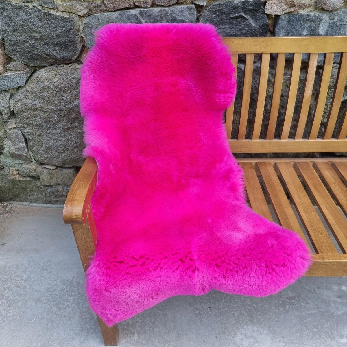 SCHAFFELL Premium Merino Lammfell Pink geschoren ca. 105 cm - Pink, Fell (55/105cm) - Provellus