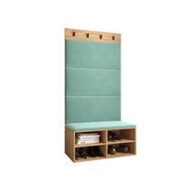 GARDEROBEN-SET 84/184/42 - Eichefarben/Mintgrün, Holz (84/184/42cm) - MÖBEL KRYSPOL