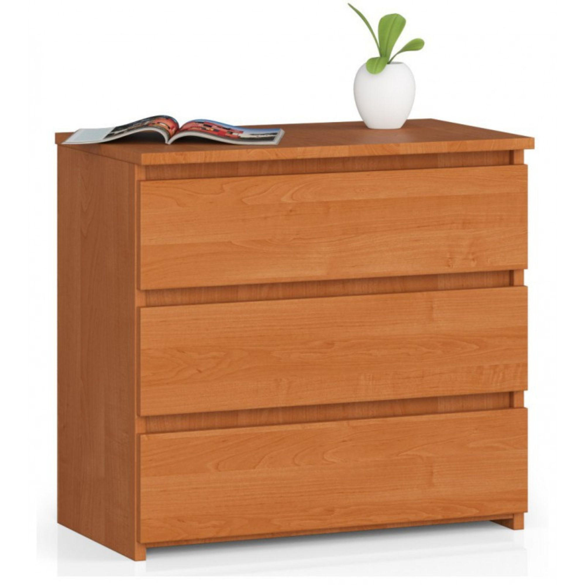 NACHTSCHRANK Erlefarben 60x35x57 cm - Erlefarben/Sonoma Eiche, Holzwerkstoff (60/57/35cm) - Akord