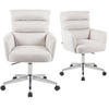 BÜROSTUHL Mika-Svenja - Chromfarben/Creme, Textil/Metall (59/91/66cm) - DUBI Möbel