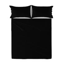 OBERBETTLAKEN basic 180x270 cm schwarz - Schwarz, Textil (180/270cm) - Happy Friday