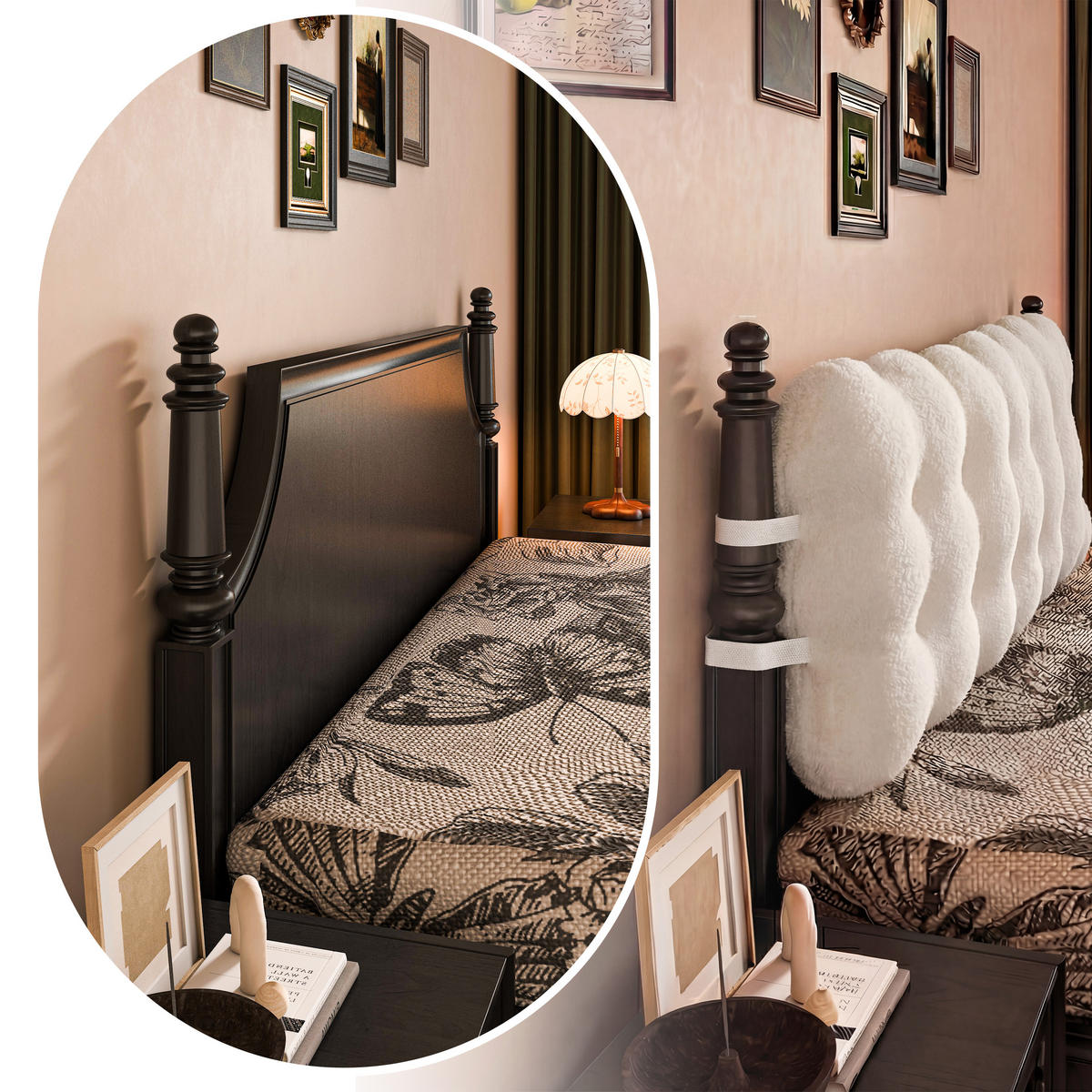 RÜCKENKISSEN für Bett Weiß 140 cm - Weiß, Textil (140/20cm) - Vercart