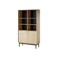 VITRINE JAPANDI Beige 104x39x185 cm - Beige, Holzwerkstoff (104/185/39cm) - FURNLUX