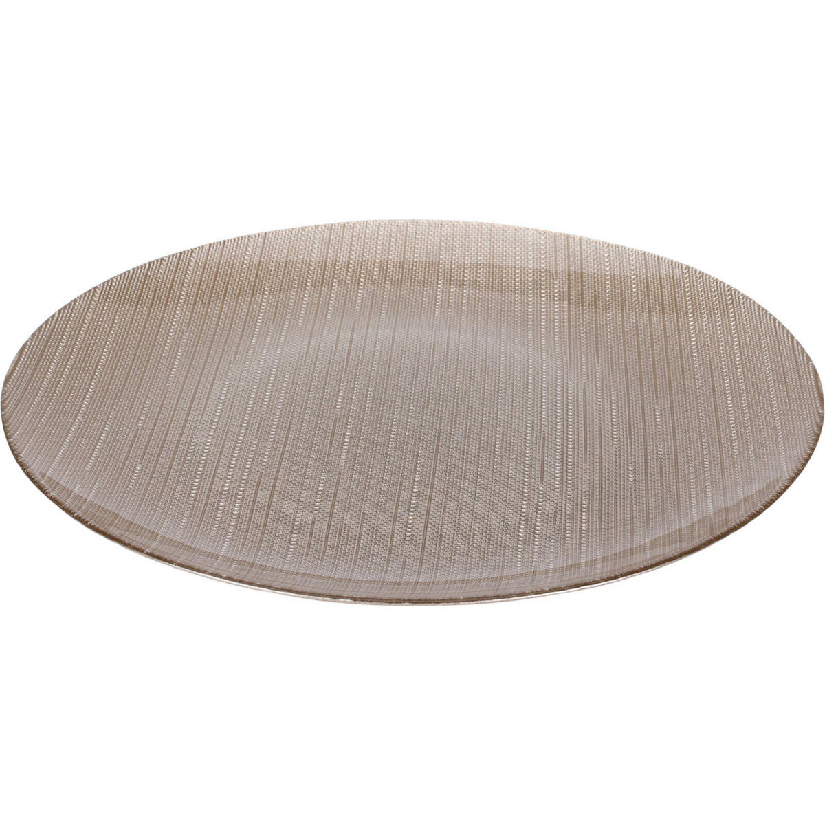 TELLER Karneol Ø 32 cm - Goldfarben, Glas (32cm) - Home Styling Collection
