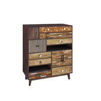 KOMMODE Arvid Holz Mehrfarbig 121x100x40cm - Multicolor, Holz (100/121/40cm) - DELUKE