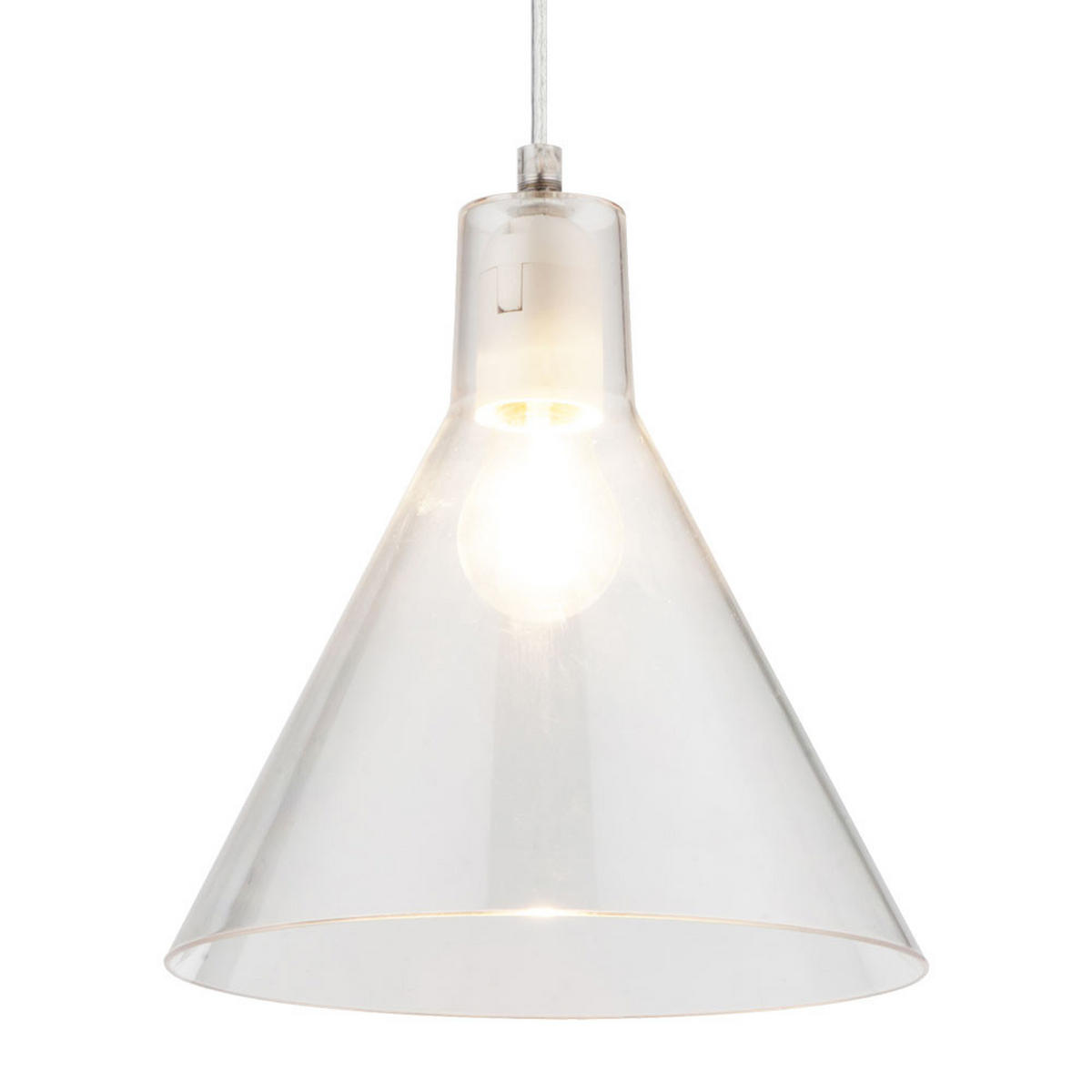 HÄNGELEUCHTE Metall Klar CONNY - Klar, Metall (21.5/21.5/113cm) - Globo Lighting