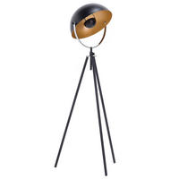 STEHLAMPE Thames 60/60/170 cm - Schwarz, Metall (60/60/170cm) - Beliani