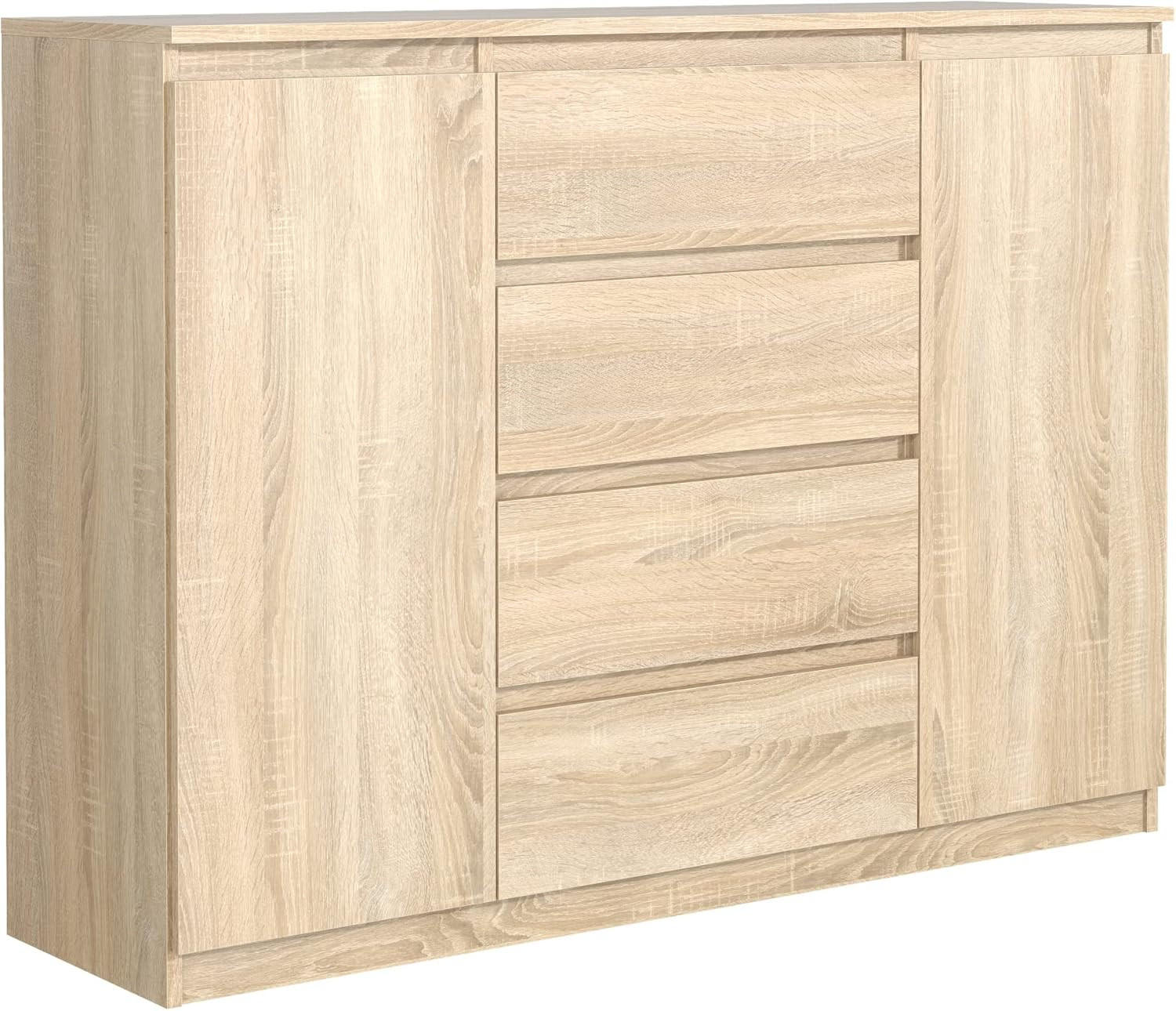 KOMMODE 120 Sonoma oak 120x39x101,5 cm - Sonoma Eiche, Holzwerkstoff (120/101.5/39cm) - Mobelsta