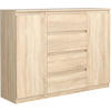 KOMMODE 120 Sonoma oak 120x39x101,5 cm - Sonoma Eiche, Holzwerkstoff (120/101.5/39cm) - Mobelsta