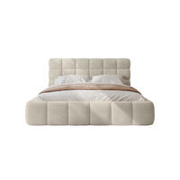 POLSTERBETT BIVIO 160x200 cm, Creme - Greige, Textil (160/200cm) - Fedve