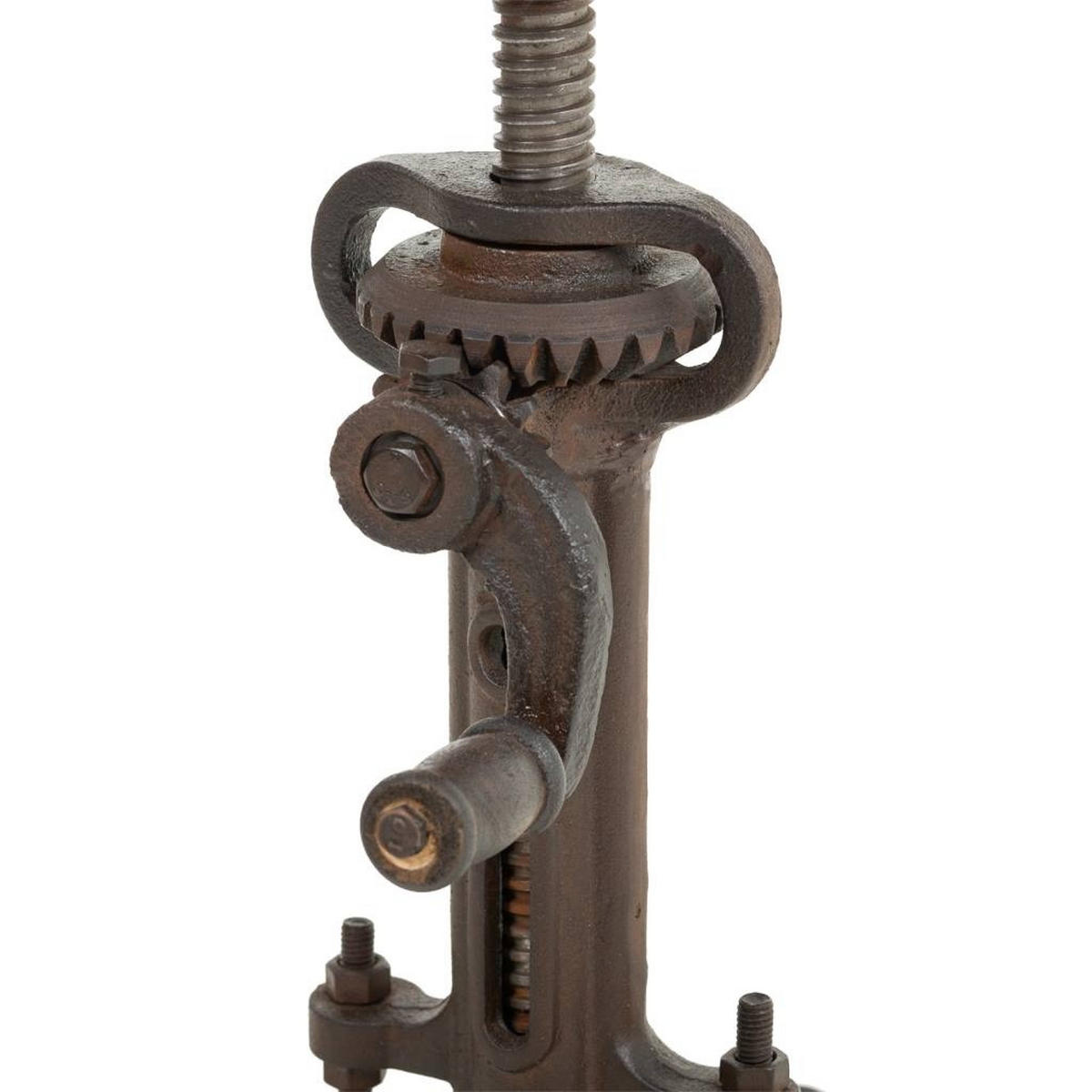 HOCKER aus Metall, 31x33cm - Braun, Metall (30/33/30cm) - Wanderlust