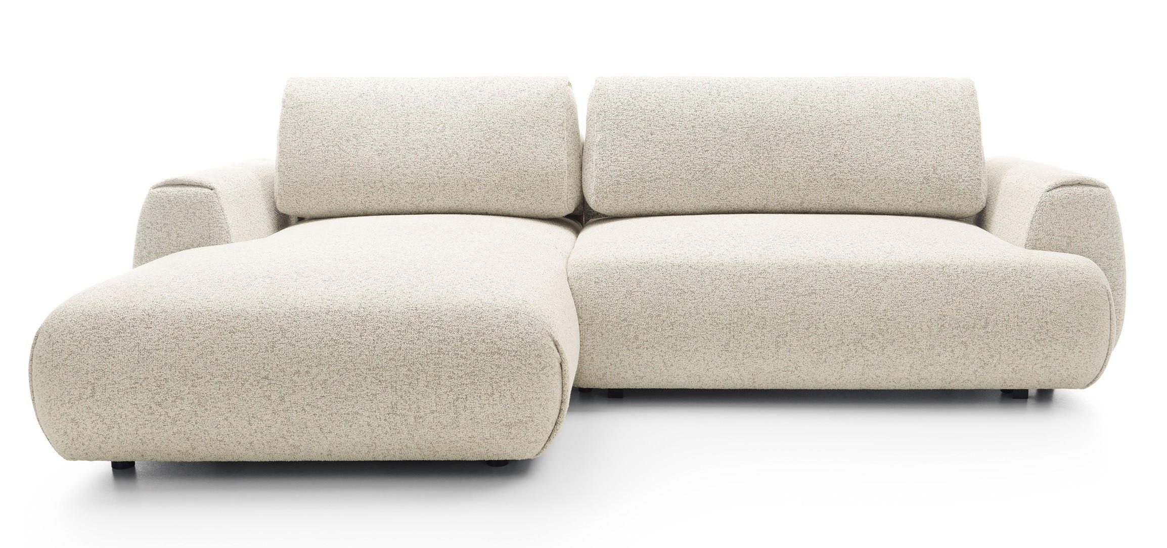 ECKSOFA mit Schlaffunktion 270 cm Ralto, Links, Creme - Creme, Holz (270/167cm) - Emporius
