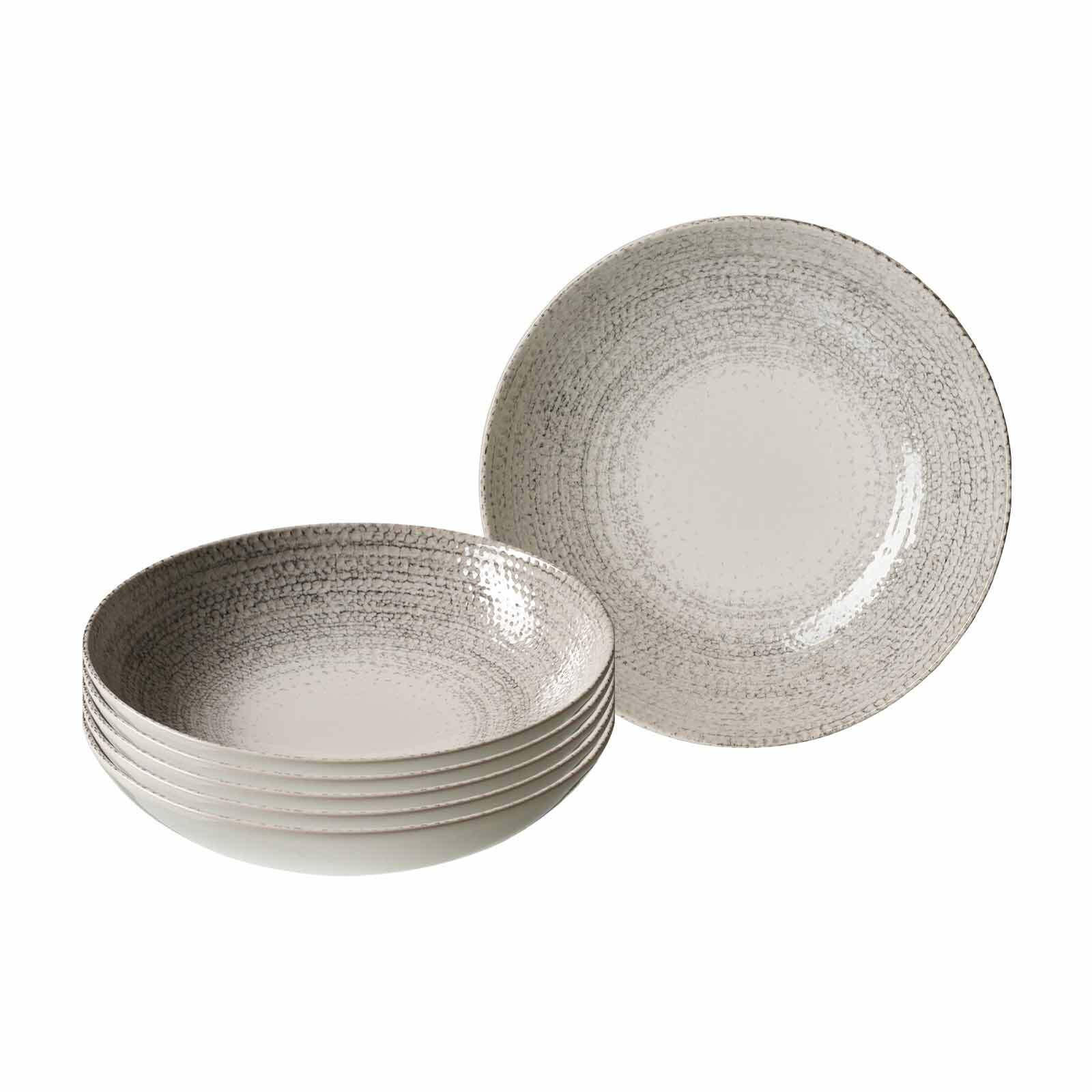 SUPPENTELLER Rimini grau ø 21 cm 6er Set - Grau, Keramik (21cm) - Ritzenhoff Breker