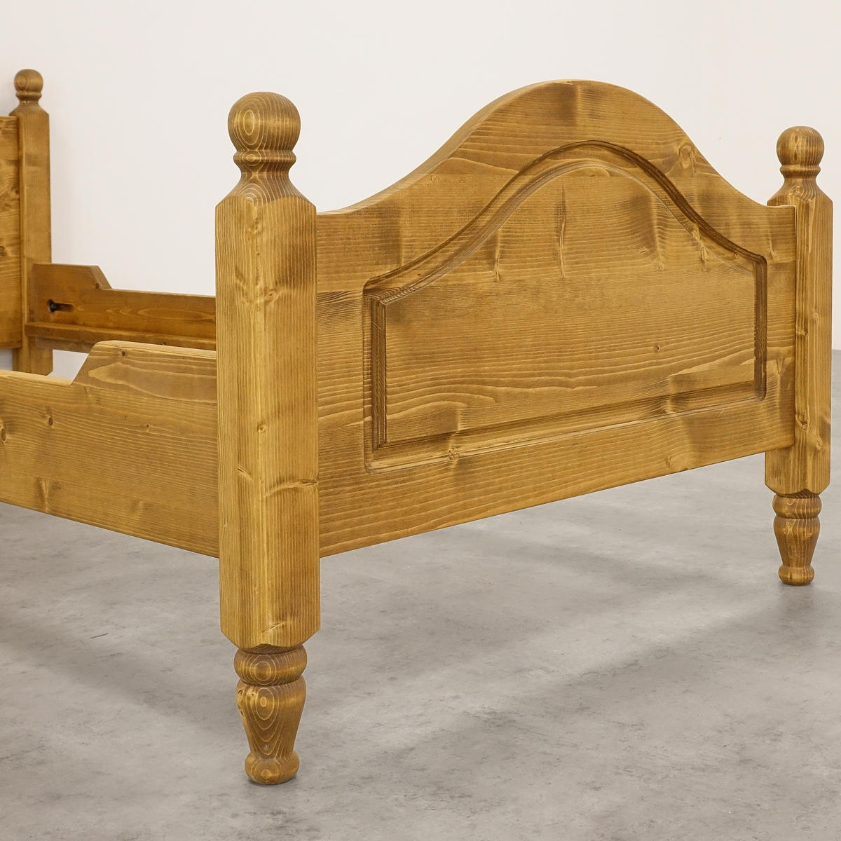 BETT aus Massivholz CHARLOTTE - Hellbraun, Holz (90/200cm) - Seart