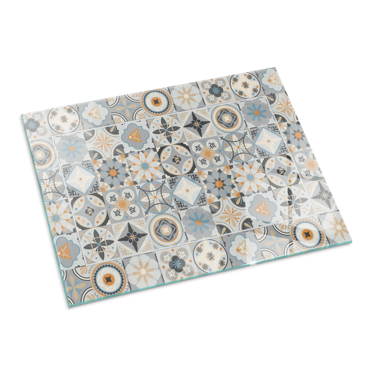 ArtPrintCave Glasplatte Grau 80x60x0.4 cm