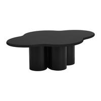 COUCHTISCH - MDF - Schwarz - YAVINA - Schwarz, Holz (110/80/34cm) - Vente-Unique