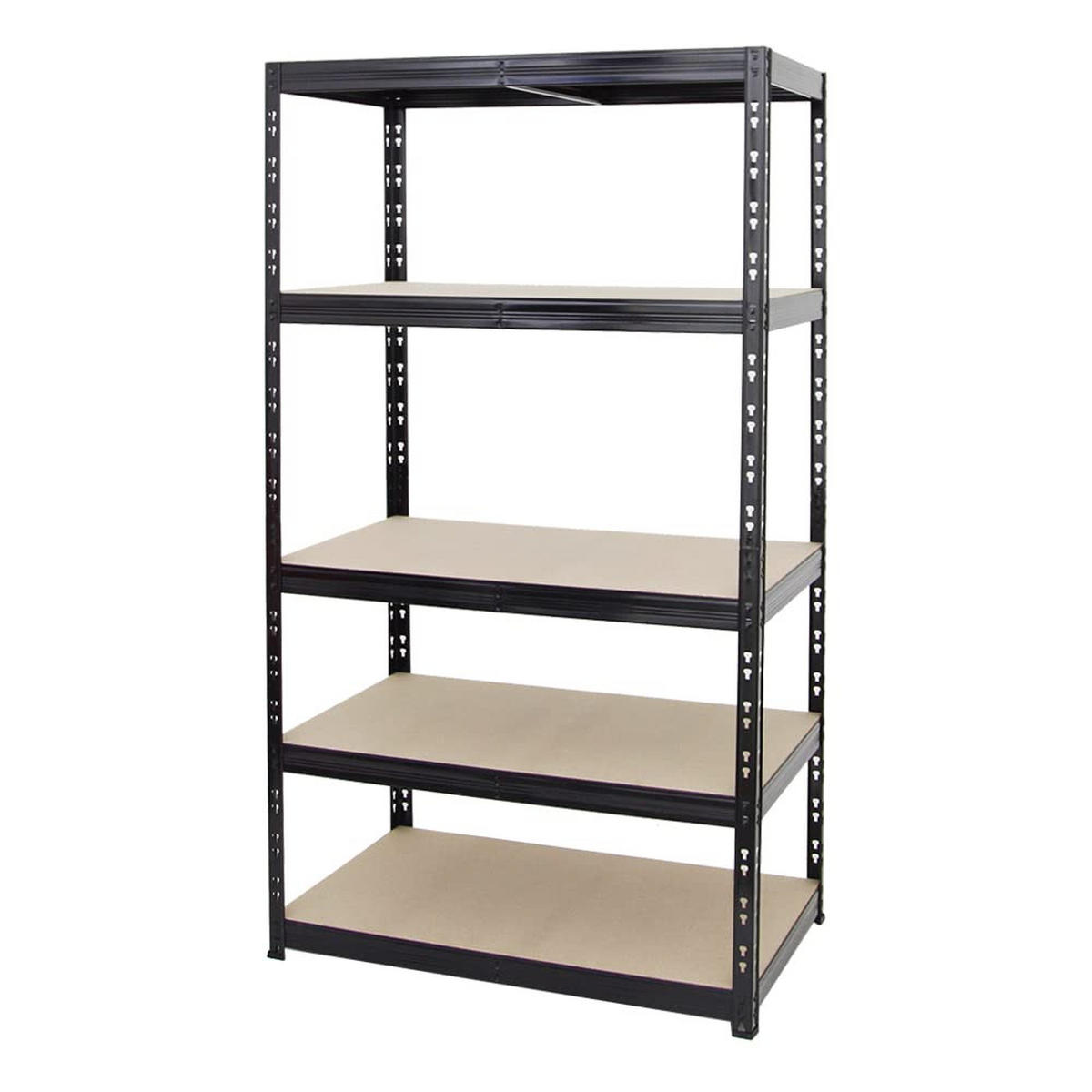 SCHWERLASTREGAL Tiger 180x100x60 cm Fachlast 265 kg Schwarz - Silberfarben, Metall (100/180/60cm) - PROREGAL