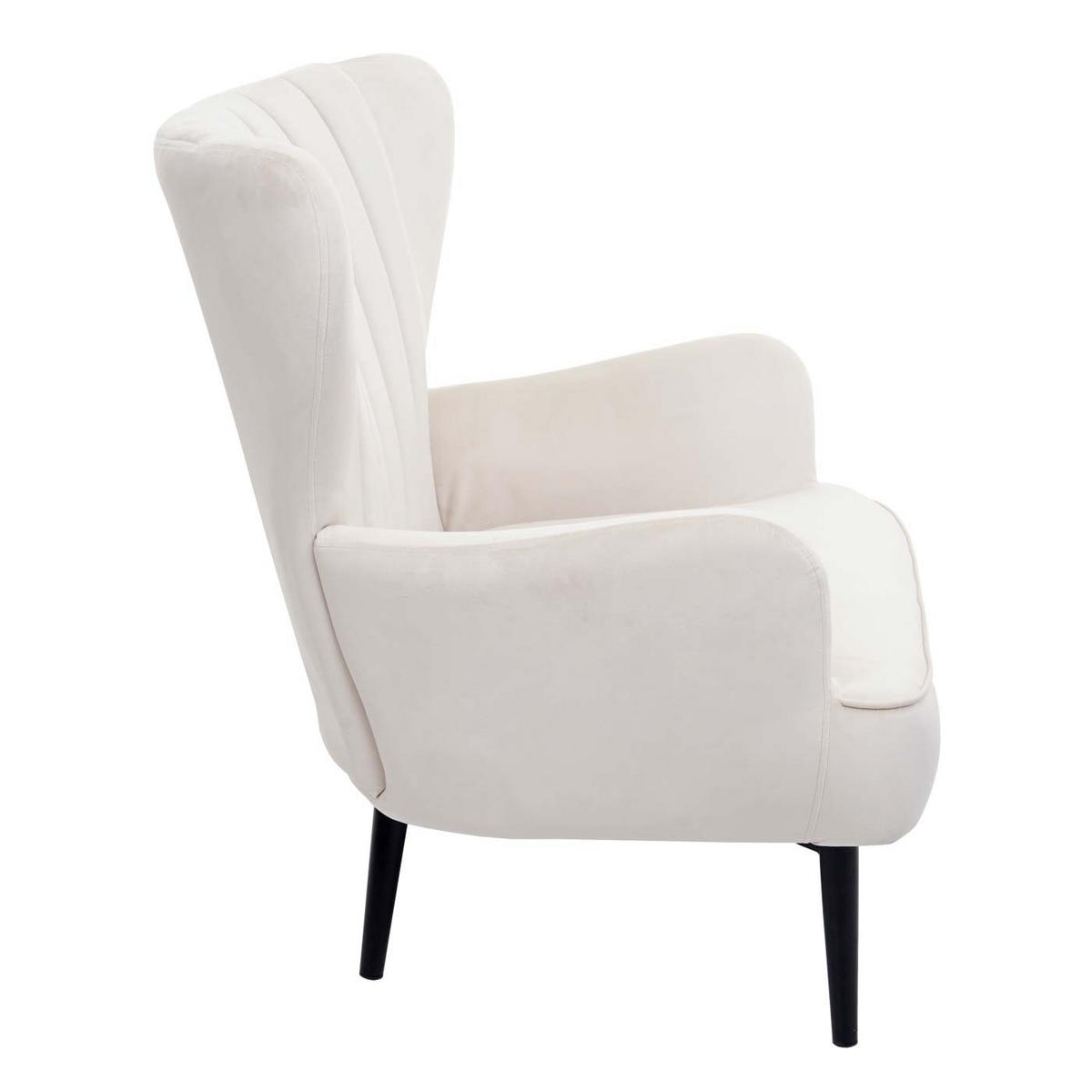 LOUNGE-SESSEL Cremeweiß - Weiß, Textil (75/87/75cm) - MCW
