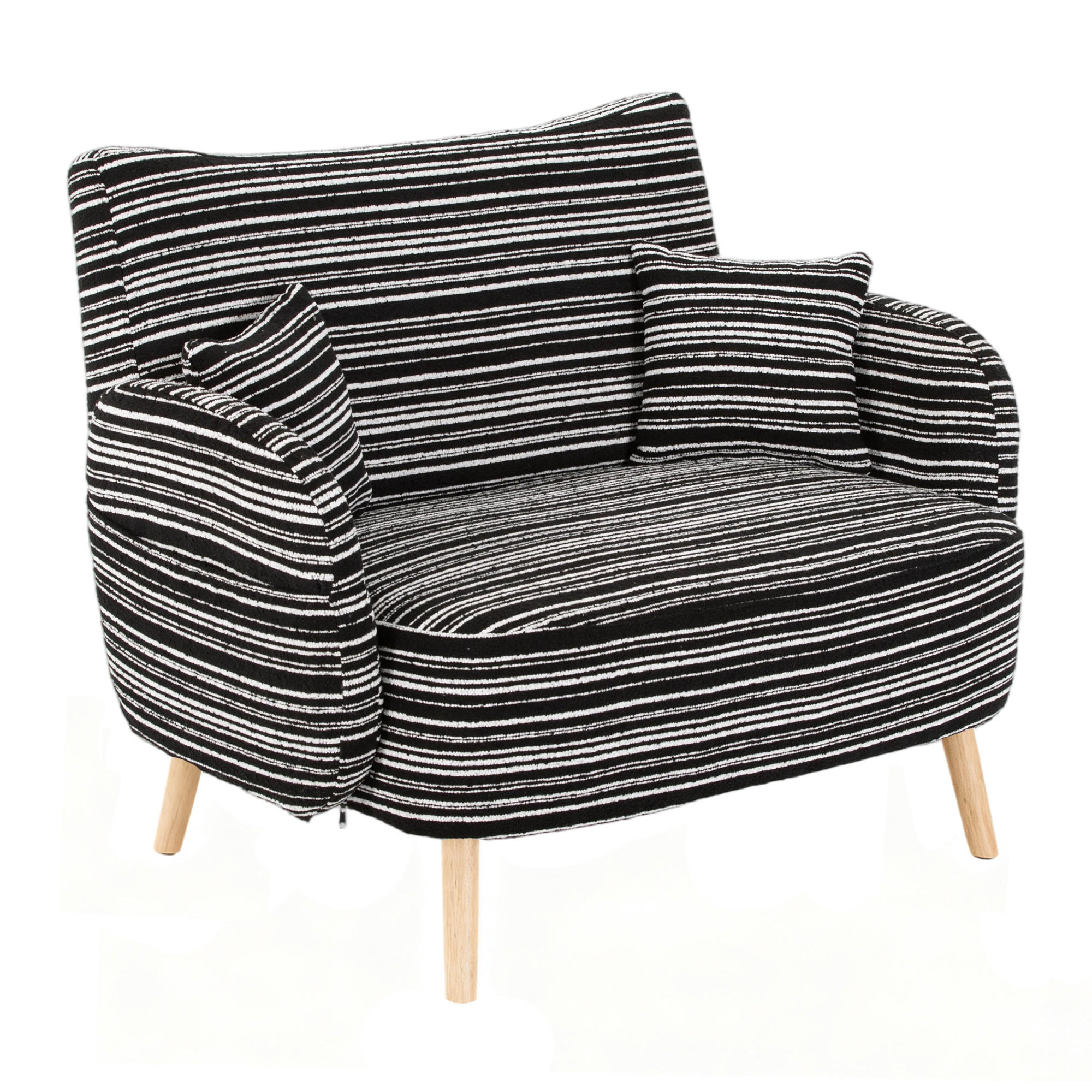 CANAPEA CU 2 LOCURI, boucle, neagră, compactă, 121 cm