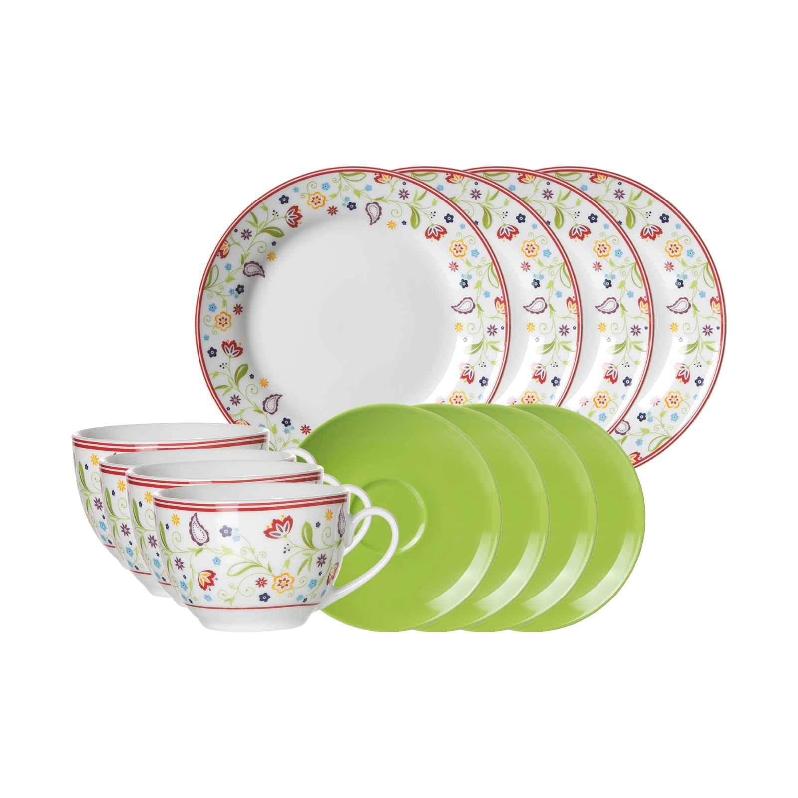 KAFFEESERVICE Shanti Doppio bunt 12er Set - Multicolor, Keramik (1/1/1cm) - Ritzenhoff Breker