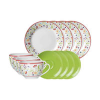 KAFFEESERVICE Shanti Doppio bunt 12er Set - Multicolor, Keramik (1/1/1cm) - Ritzenhoff Breker