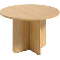 COUCHTISCH aus Bambus 66x66x45 cm in Natur mit Kreuzgestell - Naturfarben, Holzwerkstoff (66/66/45cm) - Modfu