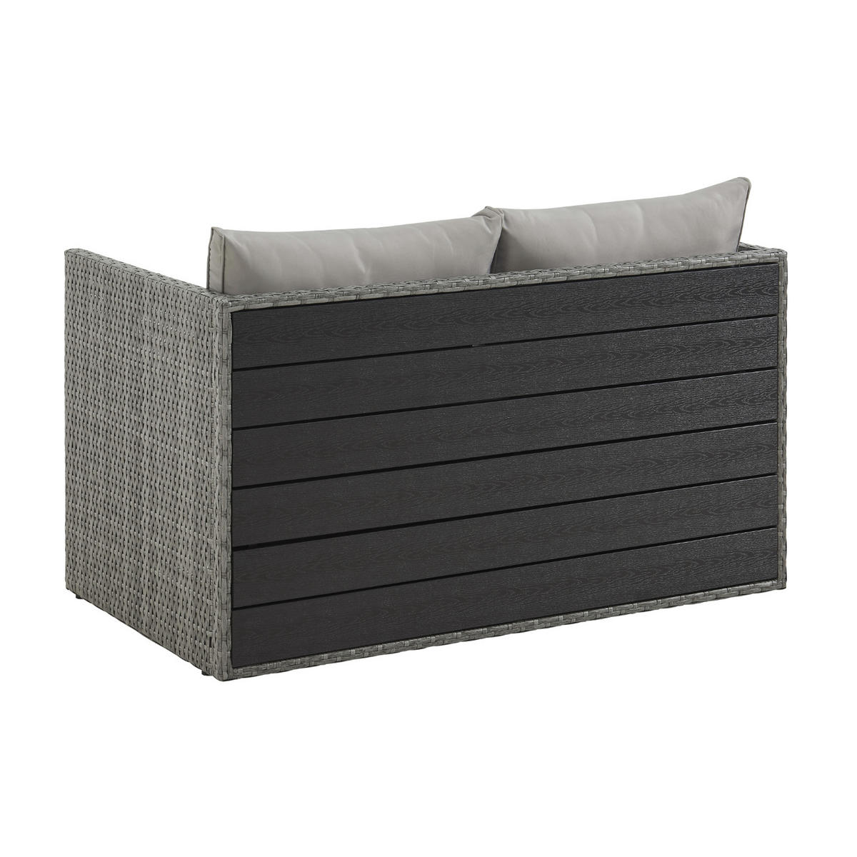 SITZGRUPPE Athina Grau - Grau, Kunststoff - SVITA