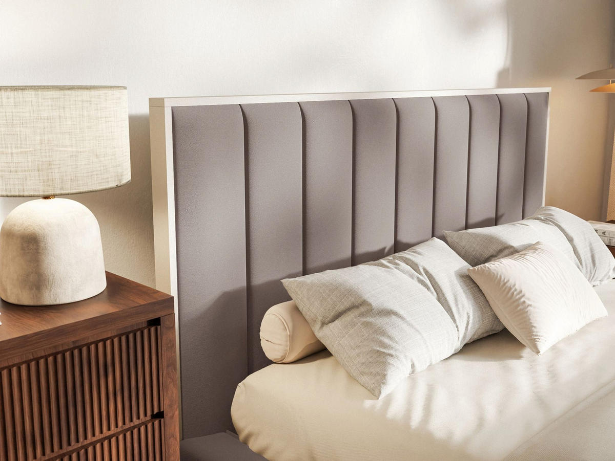 POLSTERBETT Togents Braun mit Chenillebezug, 180x200 cm - Braun, Textil (180/200cm) - Selsey