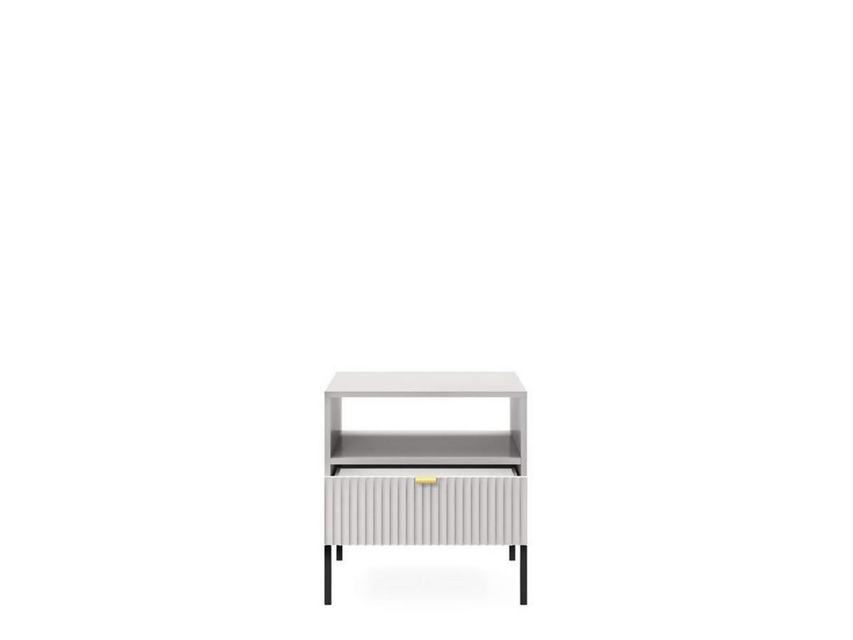 NACHTTISCH – S54 – 54 cm – NOVA – Grau - Grau, Holzwerkstoff (54/56/39cm) - hi-markt