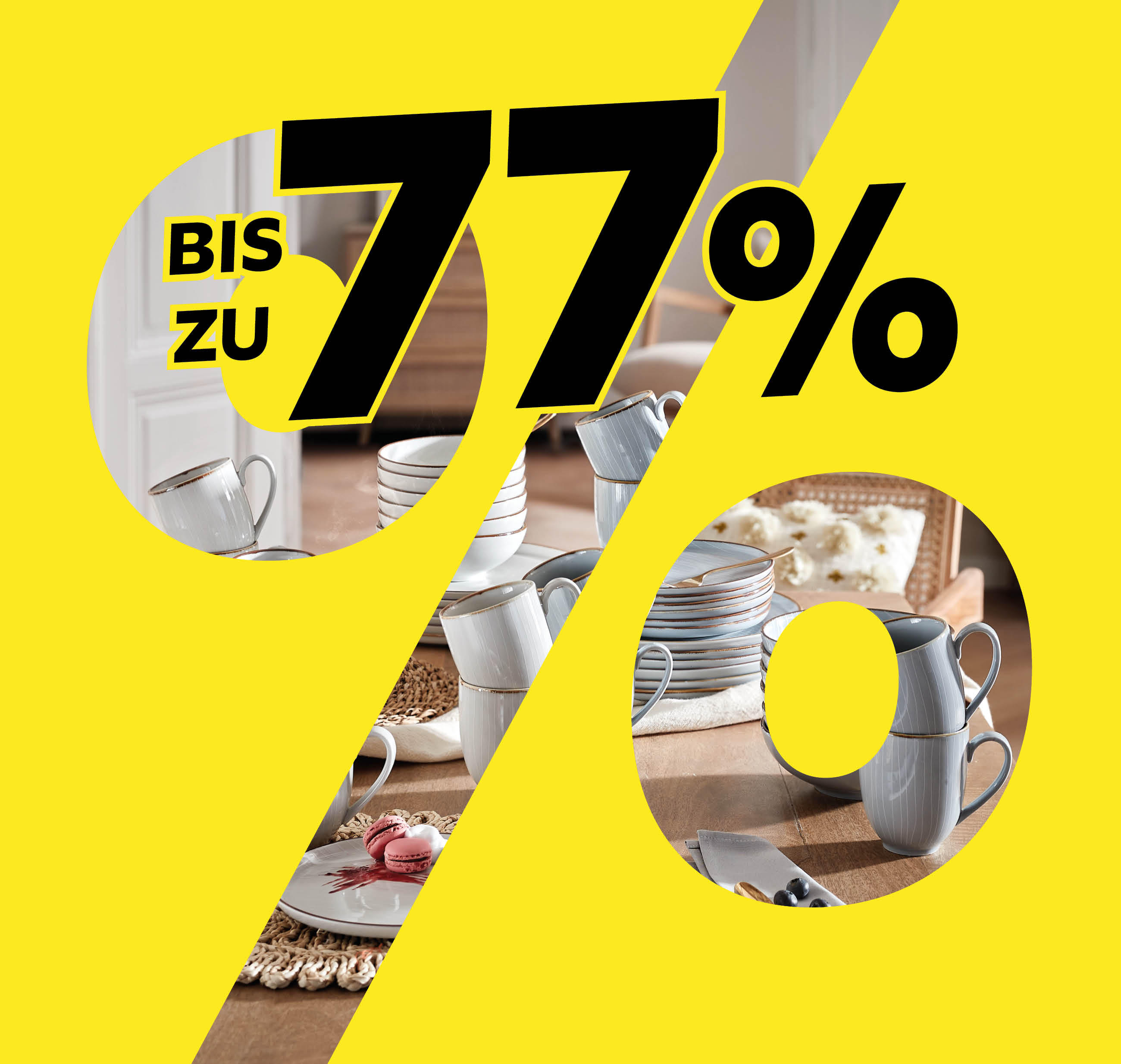 Bis zu 77%