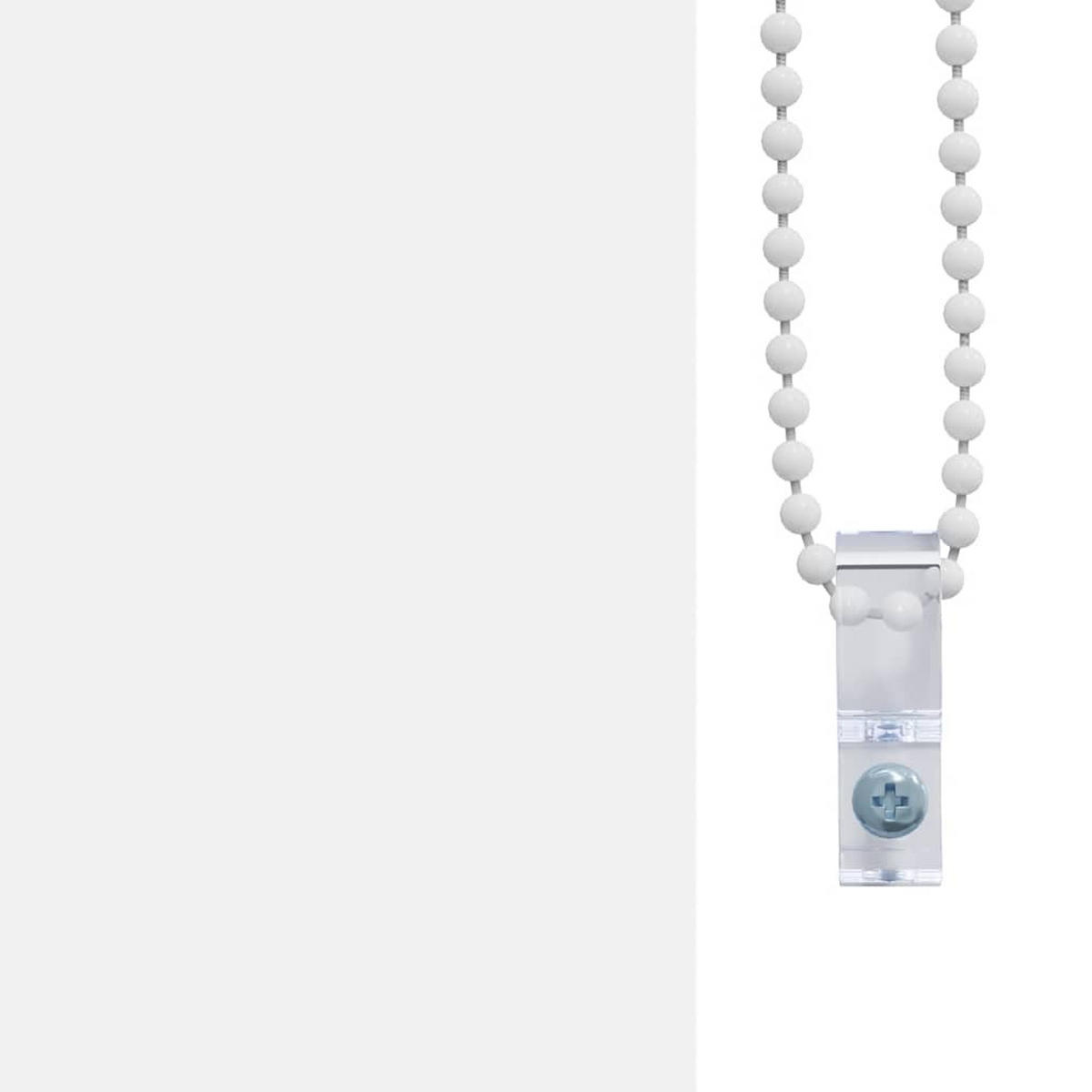 DUSCHVORHANG für Dusche Breite Stoff 66 cm - Weiß, Kunststoff (70/240cm) - MCBOSON