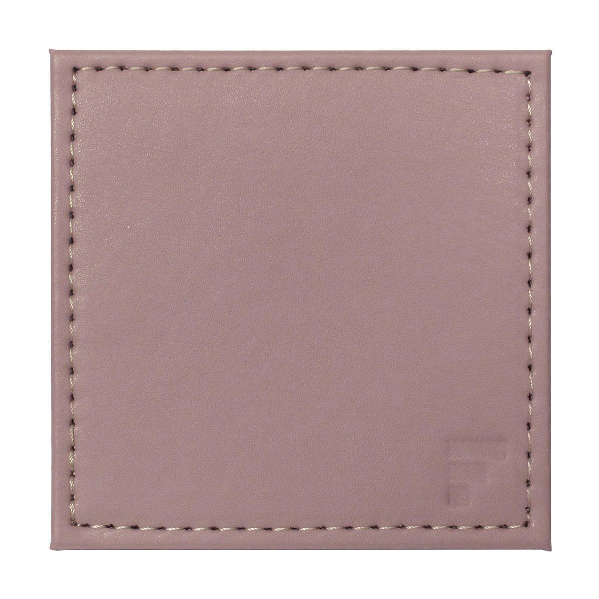 UNTERSETZER Altrosa/Stein, 4er Set - Altrosa, Textil (10/10cm) - Freeform