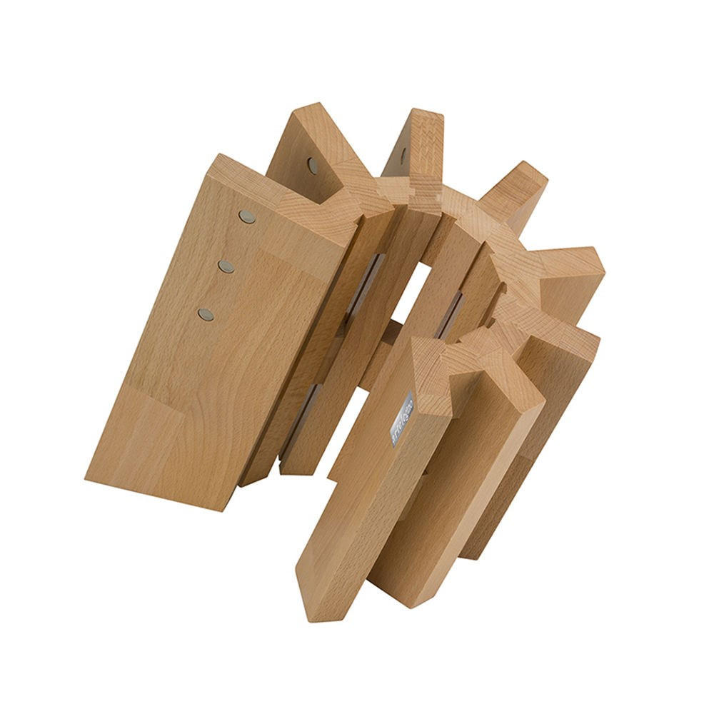 ArteLegno Messerblock Beige 28x25x25 cm