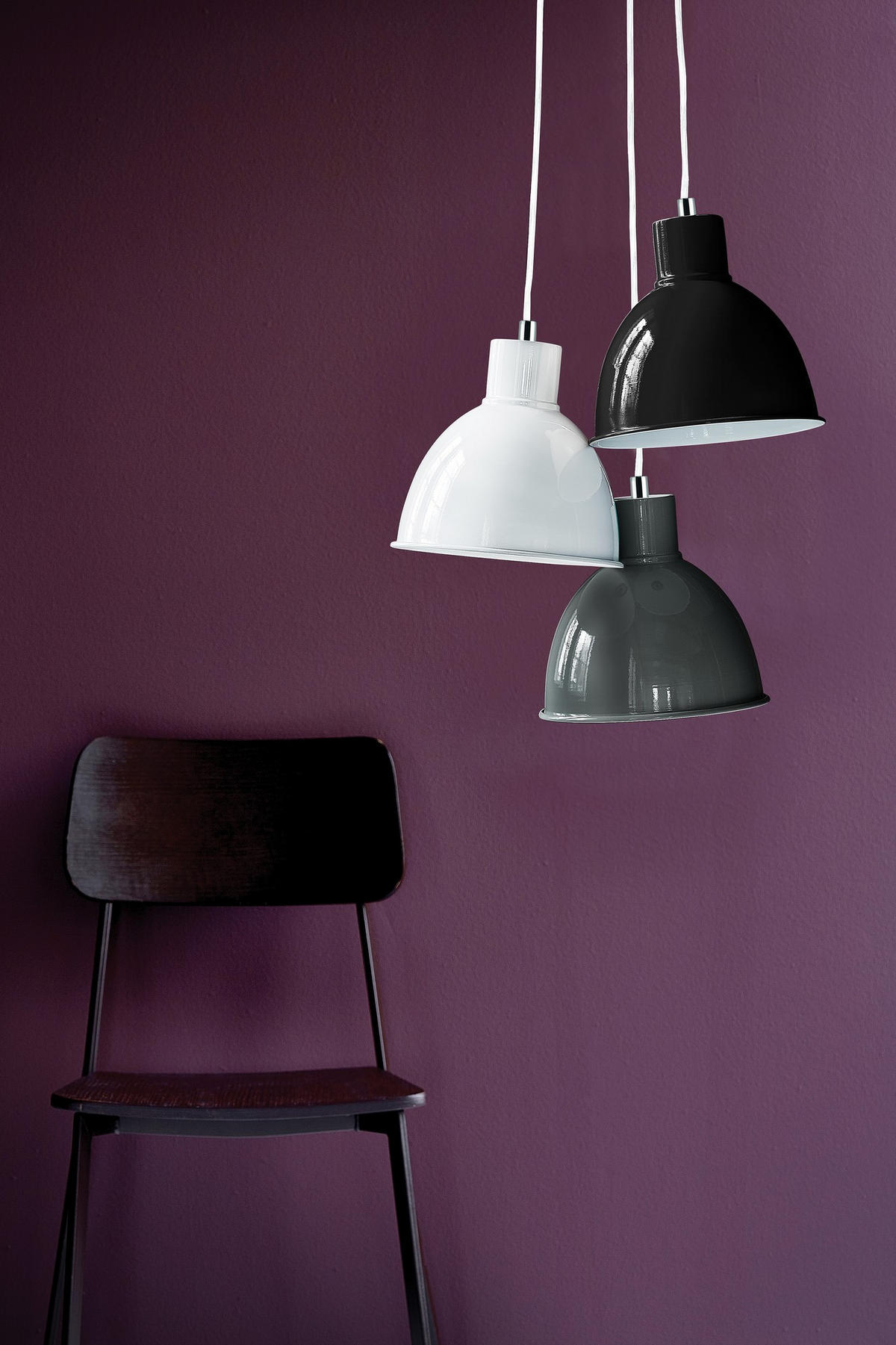 HÄNGELEUCHTE Pop - Schwarz - 21.5/21.5/20 cm - Schwarz, Metall (21.5/21.5/20cm) - Nordlux