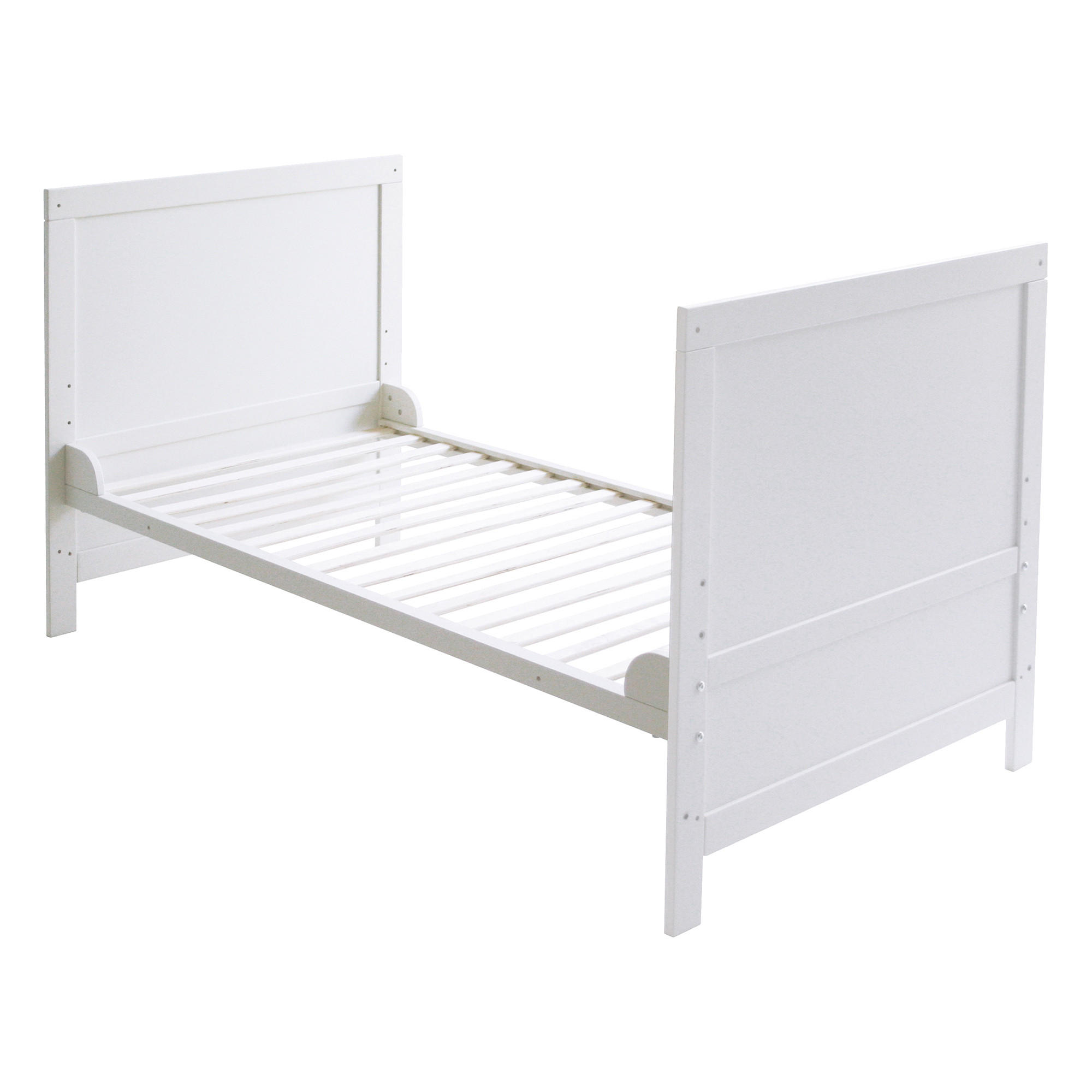 BABYBETT Sterne 70 x 140 cm inkl. Textilien - Weiß, Holzwerkstoff (70/140cm) - Roba