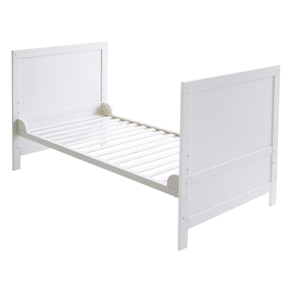 BABYBETT Sterne 70 x 140 cm inkl. Textilien - Weiß, Holzwerkstoff (70/140cm) - Roba
