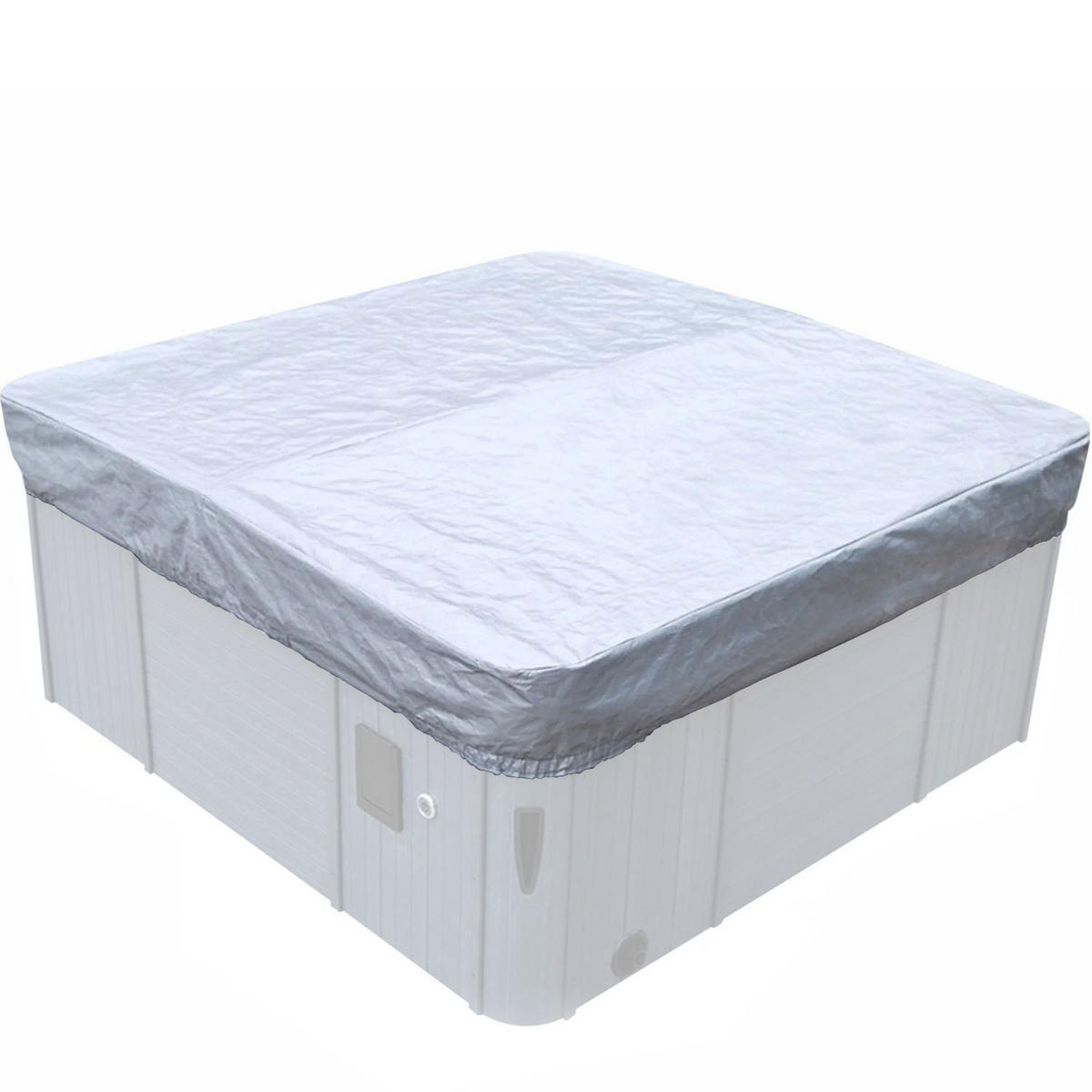 WHIRLPOOL-ABDECKUNG Schutzplane für Isolierabdeckungen - Silberfarben, Kunststoff (216/241cm) - Canadian Spa Company