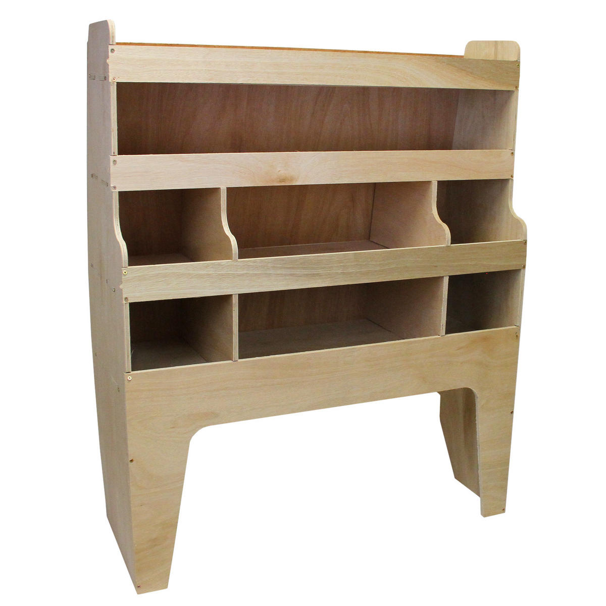 FAHRZEUGEINRICHTUNG VW SWB T5 T6 T28 T30 - Braun, Holzwerkstoff (97/120.3/37cm) - Monstershop
