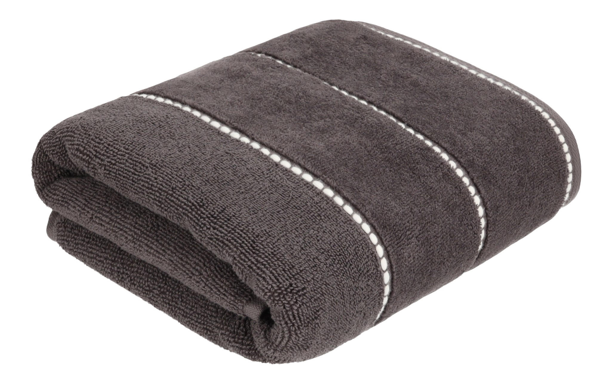 HANDTUCH Velly - Dunkelgrau, Textil (50/90cm) - home&you