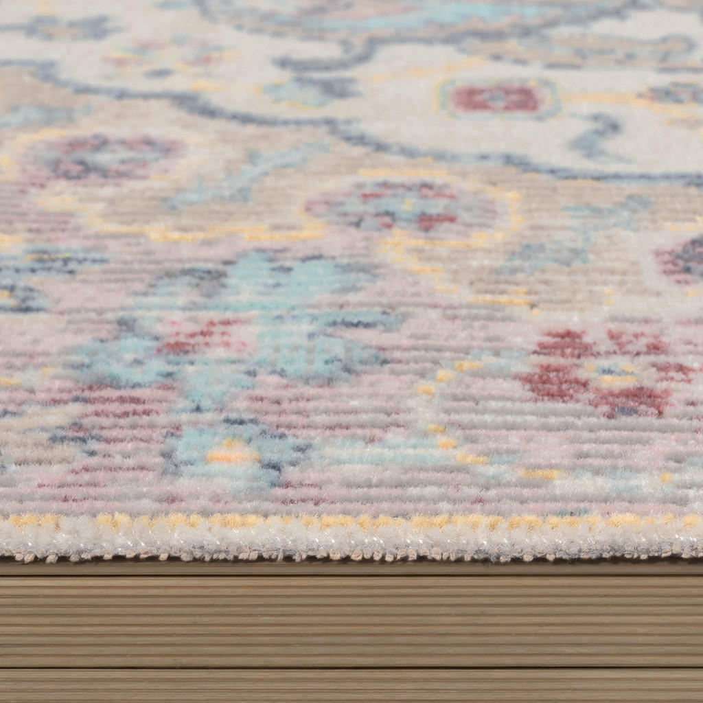 Thumbnail - Paco Home Outdoorteppich, Pink, Textil, Rechteckig, 140x200 cm, strapazierfähig, für Fußbodenheizung geeignet, Teppiche ...