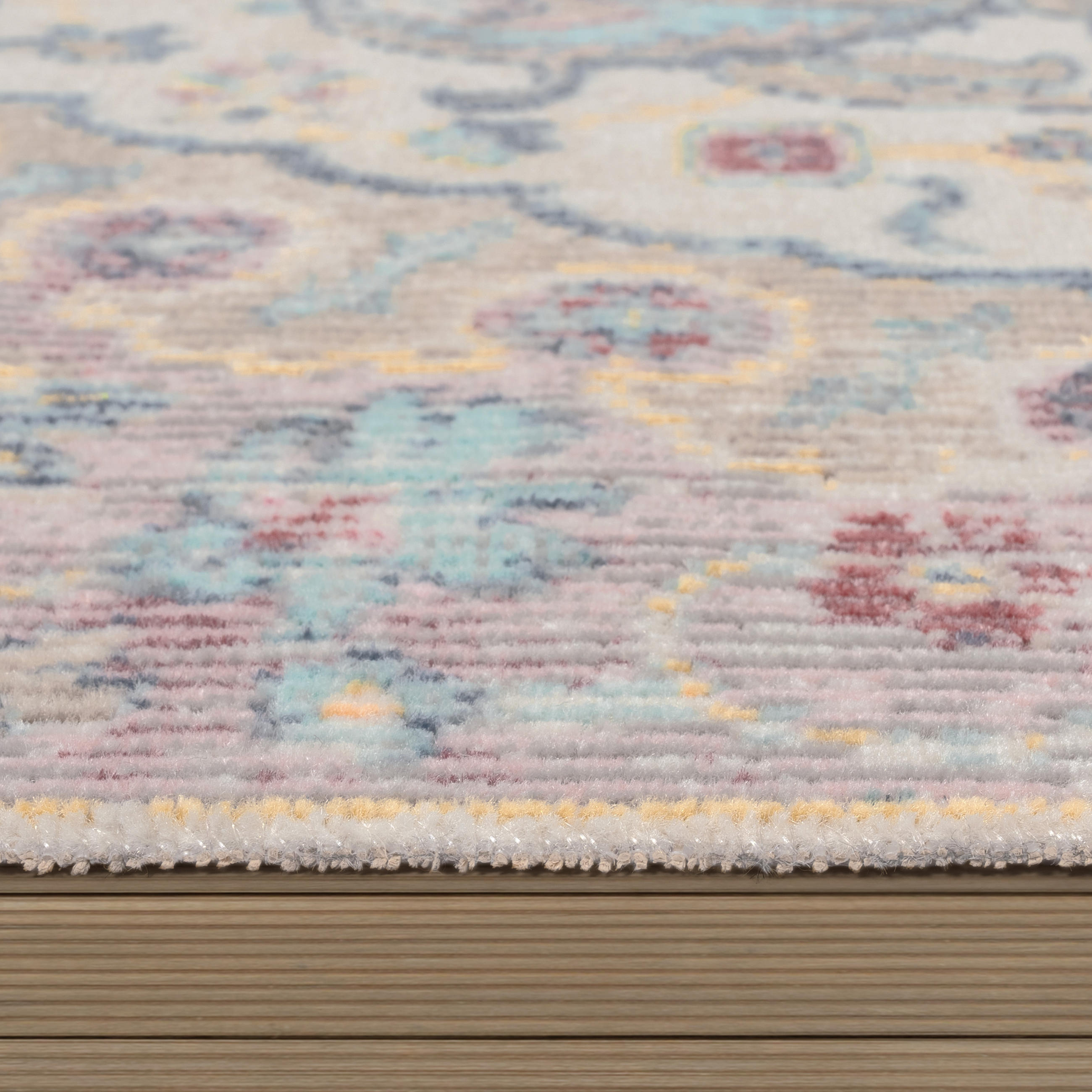 Thumbnail - Paco Home Outdoorteppich, Pink, Textil, Rechteckig, 60x100 cm, strapazierfähig, für Fußbodenheizung geeignet, Teppiche &...