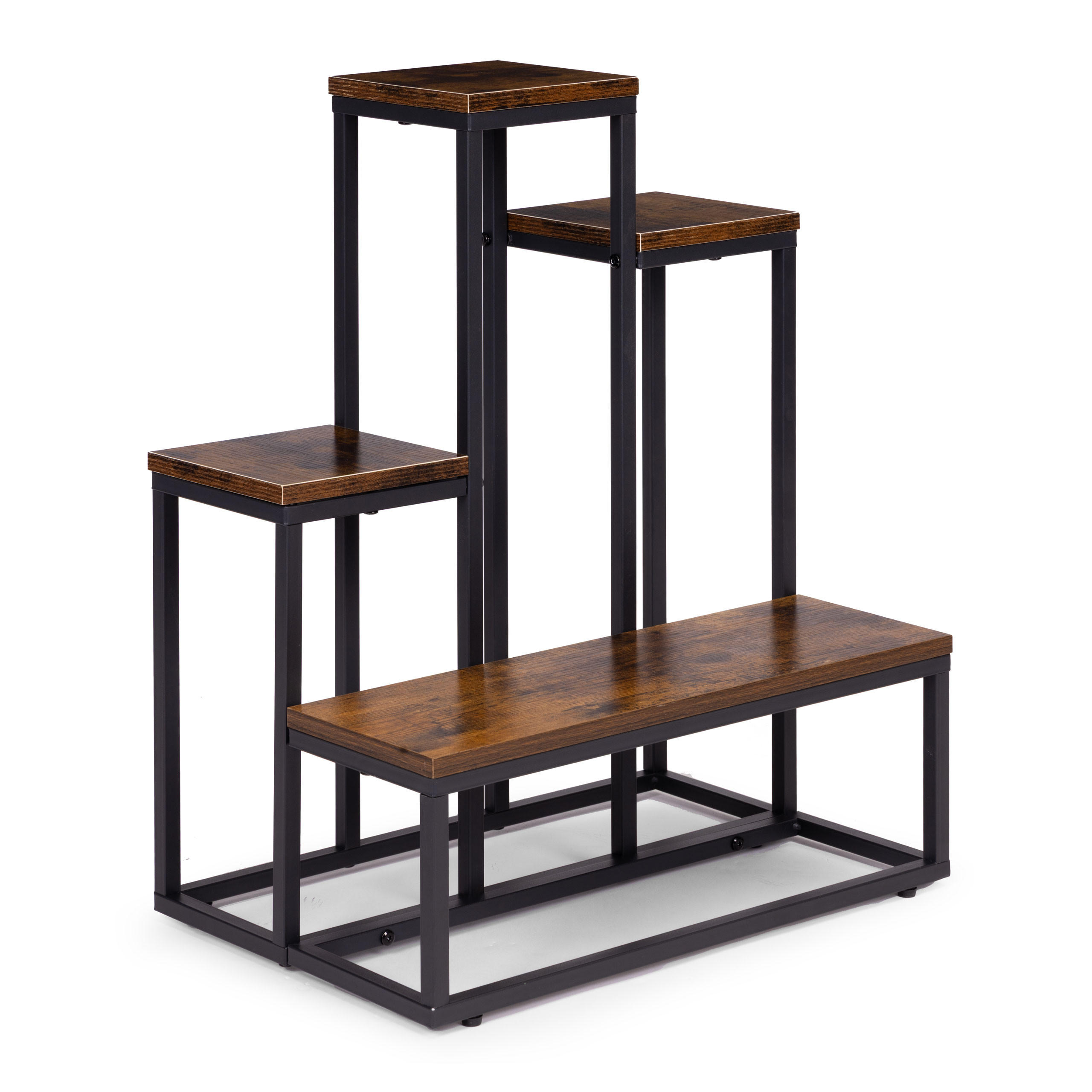 Mat-Haus Blumenständer Braun, Schwarz 51.5x67x35 cm
